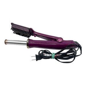 InStyler Rotating Iron 3/4" Thin Barrel Purple Hair Styler Model IS1001 Working